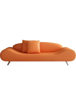 Маленький диван по индивидуальному заказу, популярная в Интернете квартира, ленивый человек, неправильная форма, современная и минималистичная стойка регистрации салона красоты,