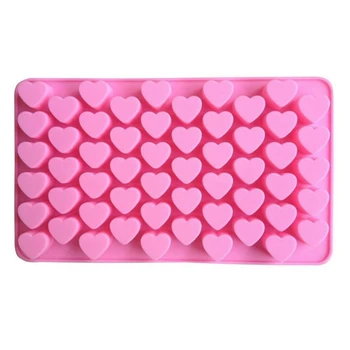 Мини сердце DIY Силикон маленький Шоколад Розовый Лед Плесень Sugercraft Подарки Подарок