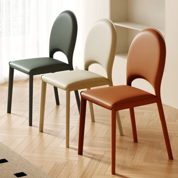 Минималистичные стулья для гостиничных столовых Туалетный столик Металлические обеденные стулья для наружного дизайна Nordic Relax Silla Terciopelo Cadeira Nordic Furniture