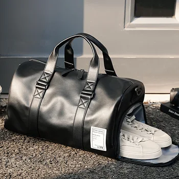  Модернизированные сумки с сухим влажным разделением Мужская дорожная сумка Высококачественная сумка Мужские сумки для фитнеса Модная сумка для багажа на короткие расстояния