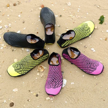 Мужчины и женщины Водная обувь Противоскользящая дышащая пляжная обувь Обувь для плавания Обувь для водного серфинга