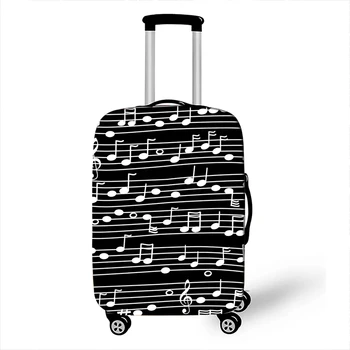 Музыкальные инструменты Чехлы для багажа для путешествий Защитные чехлы для тележек с защитой от пыли Эластичный чехол для чемодана подходит для 18-32 дюймов