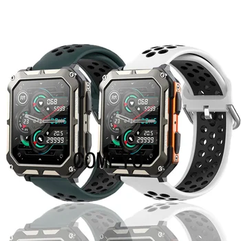 НОВЫЙ ремешок для C20 PRO Ремешок Смарт-часы Силиконовый дышащий спортивный браслет