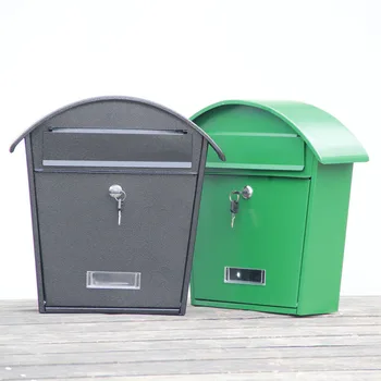 Непромокаемый дом модель виллы металлический почтовый ящик из нержавеющей стали ящик для предложений почтовый ящик сообщества почтовый ящик