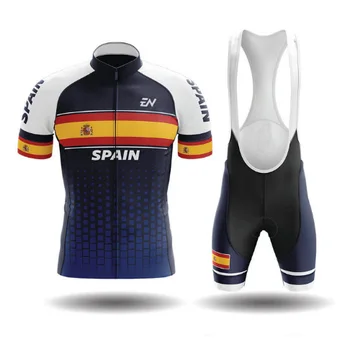Новая Испания Велоспорт Джерси Pro Team Одежда Лето с коротким рукавом MTB Рубашки Мужчины Велосипед Encymo