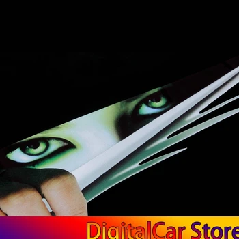 Новая забавная автомобильная наклейка 3D глаза подглядывающий монстр вуайерист автомобильные капоты багажник триллер наклейка на заднее стекло оптом