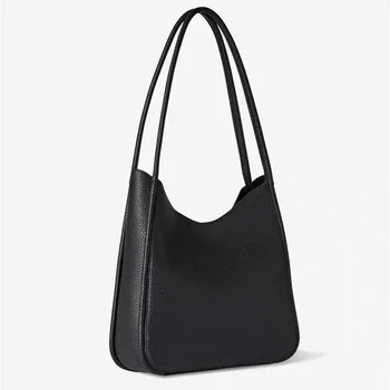  Новая роскошная сумка Мода Простая сумка большой емкости Ниша Текстура Универсальная однотонная подмышечная женская сумка для поездок на работу