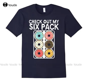  Новые футболки высшего качества Мужчины O Neck Ознакомьтесь с моей упаковкой из шести пончиков Футболка Funny Gymer Футболка с принтом Футболки унисекс S-5Xl Xs-5Xl