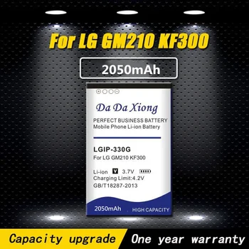 Новый высококачественный аккумулятор LGIP-330G LGIP330G емкостью 2050 мАч для телефона LG GM210 KF240 KF245 KF300 KF305 KF330 KM380