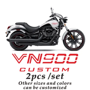 Новый мотоцикл Велосипед Топливный бак Наклейка Колесо Шлем MOTO Водонепроницаемый светоотражающий логотип для KAWASAKI VN900 vn900 CUSTOM