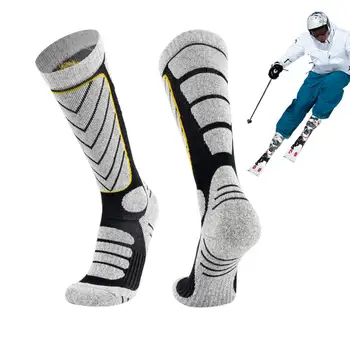 Носки для сноуборда Толстые термальные носки для катания на лыжах Зимние носки Дышащие гольфы для катания на лыжах