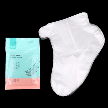 Одноразовые полиэтиленовые прозрачные пустые перчатки для рук Чехлы для ног Парафиновая ванна Отшелушивающая маска для ног Маска для рук Сумка для лечения