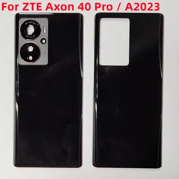 Оригинал ремонта для ZTE Axon 40 Pro / A2023 5G Задняя батарея Задняя крышка Стеклянная дверца Корпус Чехол + Замена оправы объектива камеры