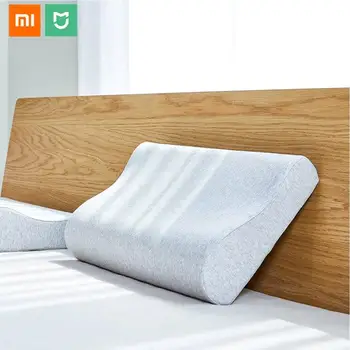 Оригинальная подушка для защиты шеи Xiaomi Mijia Полная антибактериальная хлопок с памятью Хлопок для сна Подушки для релаксации Подушка для защиты шеи
