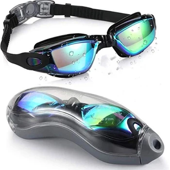 Очки для плавания для взрослых водонепроницаемые очки для плавания с защитой от запотевания силиконовые новые очки для плавания