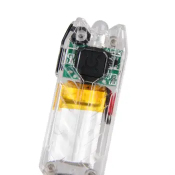 Перезаряжаемая трубка Портативный компактный брелок Фонарик USB Зарядка 2 режима Лампа Брелок Светильник Мини На открытом воздухе Светодиод