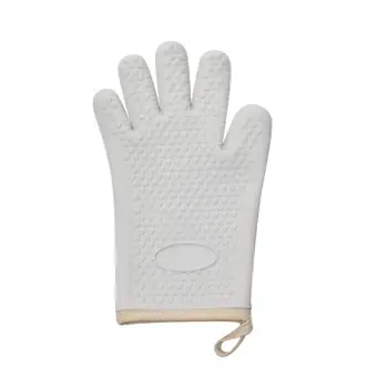  Перчатки для одной духовки Силиконовые рукавицы Перчатки для защиты от ожогов Высокая температура Устойчивые к высоким температурам кухонные перчатки для выпечки Перчатки для духовки Защита от ожогов Microw