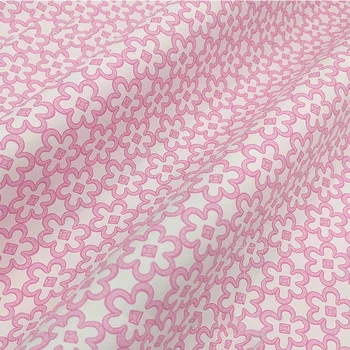  Печатная ткань из искусственной кожи Двор для обивки мебели Сумка своими руками Шитье Цветок Цветок ПВХ Декоративная ткань Утолщенная розовая текстильная мода