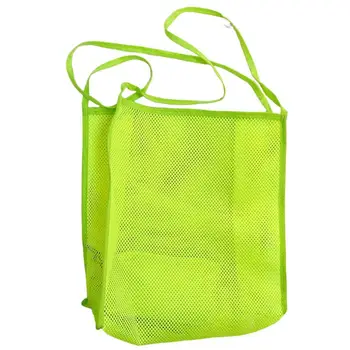  Пляжная сумка Большая сетчатая сумка-тоут Портативная сумка для переноски для семьи Пляж Детские игрушки Пляжная сумка Плавательное снаряжение Сумка для хранения