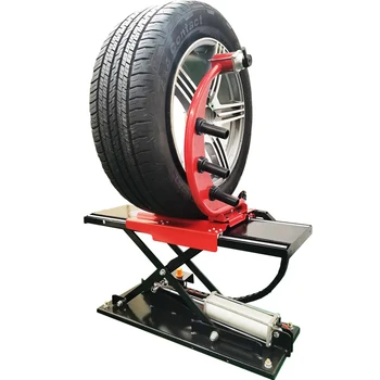 Пневматический подъемник колес для балансировочного станка Устройство для перемещения колес T-08/T-06