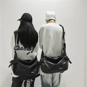 Повседневная сумка через плечо в японском стиле для мужчин Ins Street Fashion Сумка через плечо с большой вместимостью bolsas para hombre sling bag для мужчин