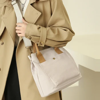 Повседневные холщовые сумки через плечо для женщин 2022 Дизайнерские сумки и кошельки Нейлоновая сумка для покупок Сумки через плечо Женский портфель