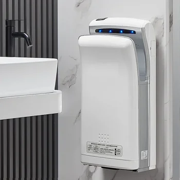 Полностью автоматическая индукционная сушилка для рук для ванной комнаты из материала ABS для сушки за 5-7 секунд 220 В