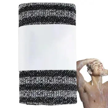 Полотенце для скраба для тела Отшелушивающее полотенце для тела Exfoliate Scrub Мочалка с хорошей гибкостью Мужчины Женщины Тряпка с ремешком