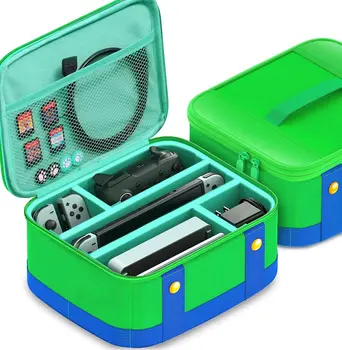 Портативный чехол для переноски, сумка-мессенджер для мальчиков, девочек, защита, дорожный чехол для переключателя/переключателя, OLED и аксессуары для переключателей