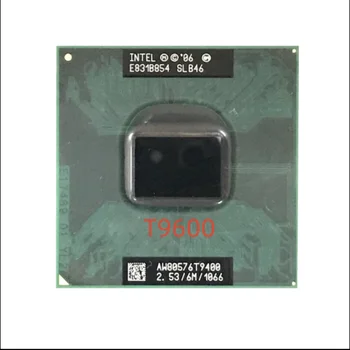 Процессор Intel Core 2 Duo T9600 для ноутбуков SLG9F SLB47 6 МБ кэш-памяти/2,8 ГГц/1066/двухъядерный процессор PGA478 GM45 PM45 для ноутбуков