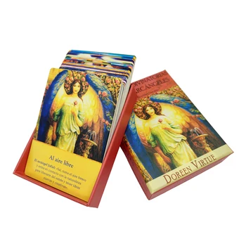 Раскройте тайны Вселенной с помощью 45-карточной игры «Гадание на Аркангеле» в роскошной упаковке (испанский версио