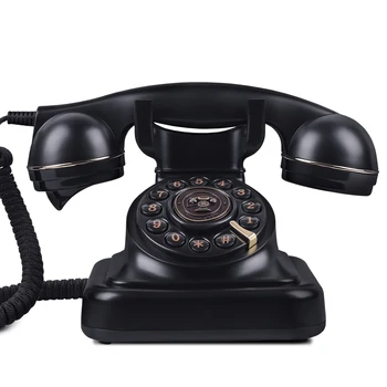 Ретро-телефоны для домашнего офиса Гостиница Школа Проводной одноканальный базовый телефон для пожилых людей Стационарный телефон