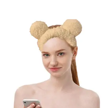 Симпатичная повязка на голову для макияжа Многоцелевые милые повязки на голову для девочек-подростков Аксессуары для умывания лица Купание в макияже