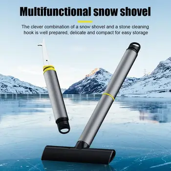  Скребок для льда на лобовом стекле Лопата для снега Т-образный инструмент для удаления льда Многоразовый зимний автомобиль Essentials Инструменты для скребка от мороза