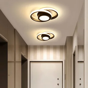 Современные светодиодные потолочные светильники для прохода Маленькая люстра для спальни, кухни, коридора, балкона, домашнего декора, внутреннего освещения Светильники