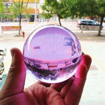Современный 50-миллиметровый круглый фиолетовый полупрозрачный белый жонглирующий шар хрустальный шар украшение ремесла домашний офис украшение рабочего стола ремесло
