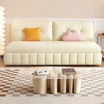 Современный дизайнер Причудливые диваны-кровати Белый Kawaii Хранение элегантные пуфы Диваны для гостиной Складной диван Divano Letto Мебель для салона