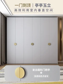 Современный роскошный шкаф, спальня для дома, свободная комбинация, шкаф для хранения, одна дверь наверх, простой большой шкаф