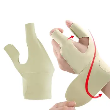 Спортивный ортез запястья 2 пальца с опорой для пальцев для защиты пальцев дышащий тонкий регулируемый спортивный бандаж для запястья