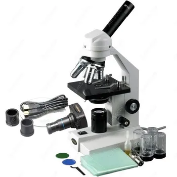 Студенческий составной микроскоп--AmScope поставляет студенческий составной микроскоп 40X-2000X + цифровую USB-камеру