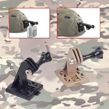 Тактический военный адаптер для шлема Gopro Stand Легкий нейлон Портативный для камеры Адаптер для мобильного телефона Аксессуары для шлема