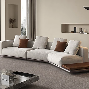 Тканевый диван Итальянский современный простой диван для отдыха Угловое кресло специальной формы Мебель для спальни Европейский стиль Новое поступление