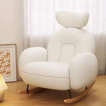 Удобные белые стулья для сна Качающаяся гостиная Рука Ленивый пузырьковый стул Досуг Современный Cadeira De Escritorio Уличная мебель