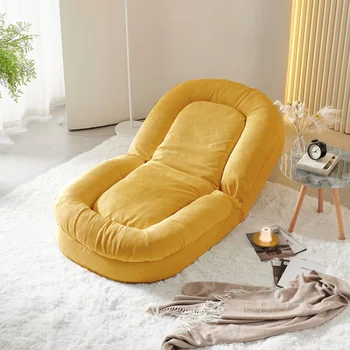 Удобный минималистичный диван для гостиной Скандинавский шезлонг Одноместный роскошный диван Элегантный расслабляющий салон канапе De Luxe Мебель для дома