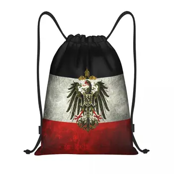 Флаг Германской империи Германия Кулиска Сумка Мужчины Женщины Портативный тренажерный зал Спорт Мешок Рюкзаки для покупок