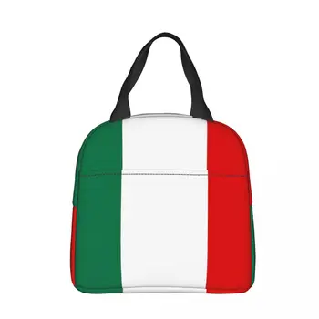 Флаг Италии Ланч Сумка Коробка Дети Алюминиевая Сумка Фольга Портативный Ланчбокс