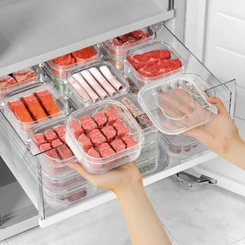  Холодильник Коробка для замороженного мяса Коробка для хранения замороженного мяса Специальная небольшая коробка для консервации пищевого класса Холодильник Ящики для хранения