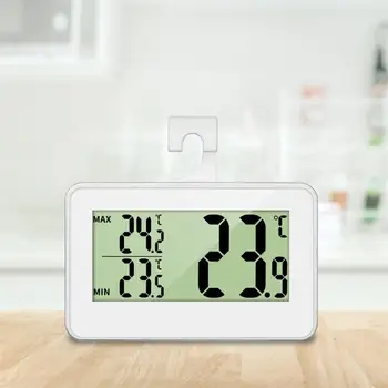  Цифровой термометр и гигрометр Холодильная камера Холодильник Морозильная камера Дисплей максимальной и минимальной температуры
