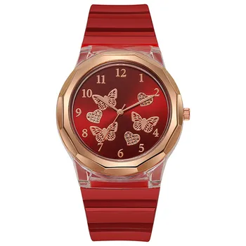 Часы Силиконовый браслет Мужские и женские часы Кварцевые часы reloj mujer zegarek damski montre femme relogio feminino reloj