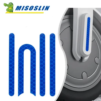  Электрический скутер Светоотражающая наклейка Передние и задние колпаки колес Наклейки на защитную оболочку для запчастей Xiaomi Mijia M365 / Pro / 1S / Pro2